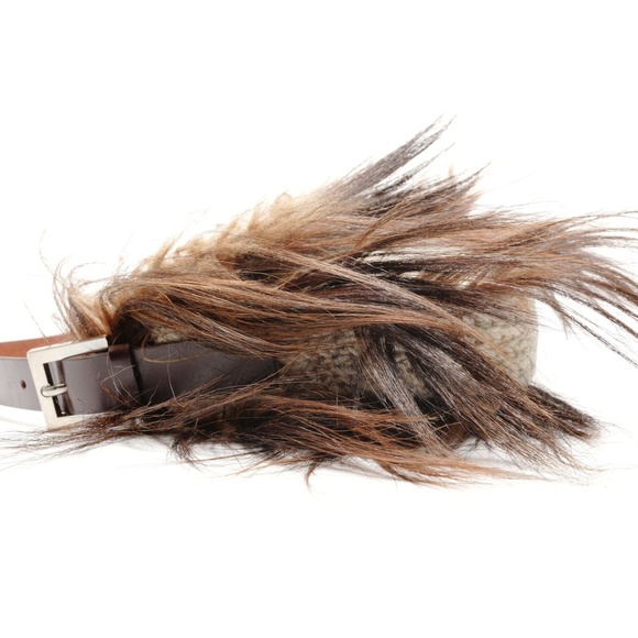 FENDI Mamma Bucket Knit Wool Shoulder Bag, Beige, WS26345 - Picture 3 of 13